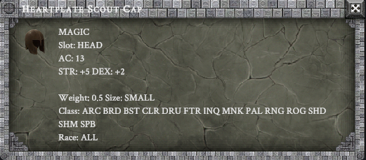 HEARTPLATE SCOUT CAP item card